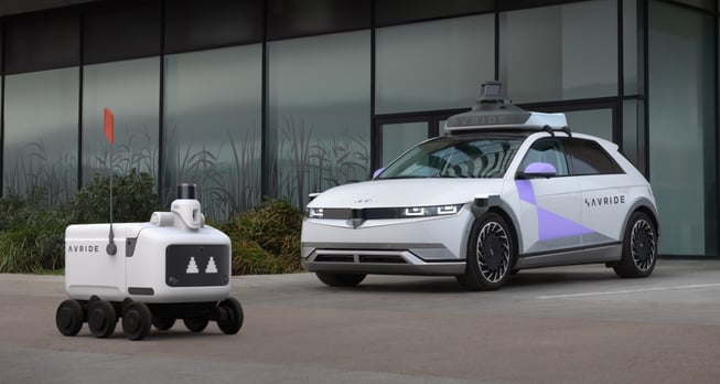 Hardware-as-a-service (HaaS) Avride autonomous vehicles and delivery robots