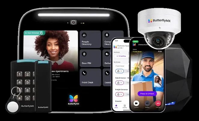 Hardware-as-a-service (HaaS) ButterflyMX smart video intercoms