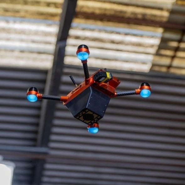 Hardware-as-a-service (HaaS) Corvus Robotics warehouse drone