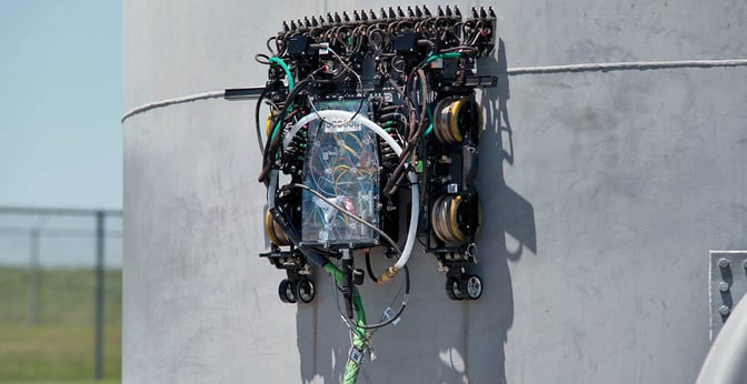 Hardware-as-a-service Gecko Robotics inspection and nondestructive testing robot