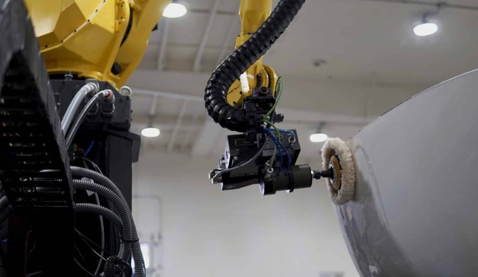 Hardware-as-a-service GrayMatter Robotics surface finishing robot