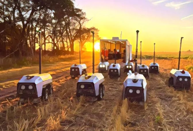 Hardware-as-a-service (HaaS) Greenfield Robotics autonomous weeding robots