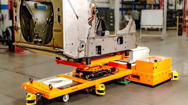 Hardware-as-a-service (HaaS) Invio Automation autonomous guided vehicles (AGVs)