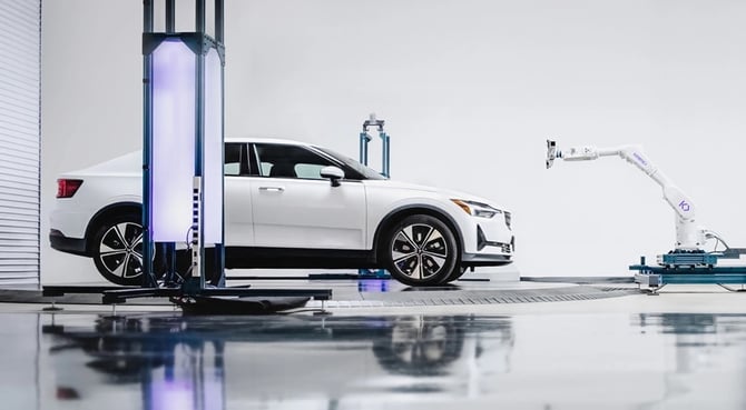 Hardware-as-a-service (HaaS) Kinetic AI-powered damage assessment and collision repair