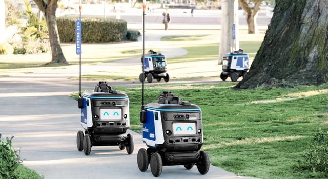 Hardware-as-a-service Kiwibot delivery robots