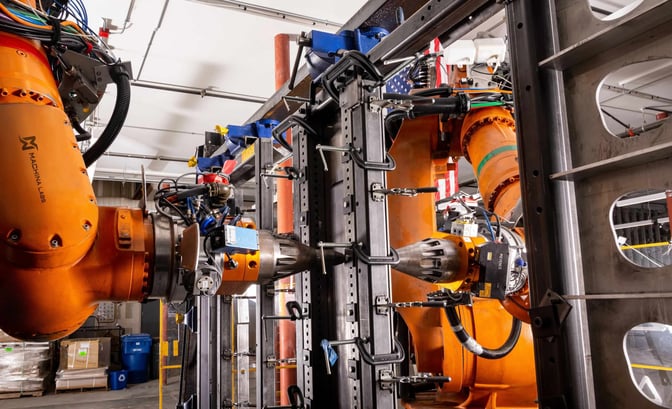 Hardware-as-a-service (HaaS) Machina Labs robots for metal shaping and forming