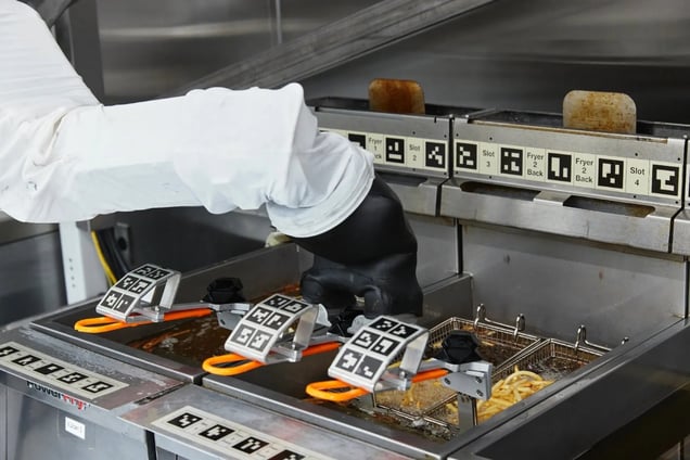 Hardware-as-a-service Miso Robotics frying robot for commercial kitchens