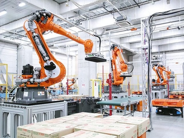 Hardware-as-a-service (HaaS) Mujin manufacturing and logistics robots