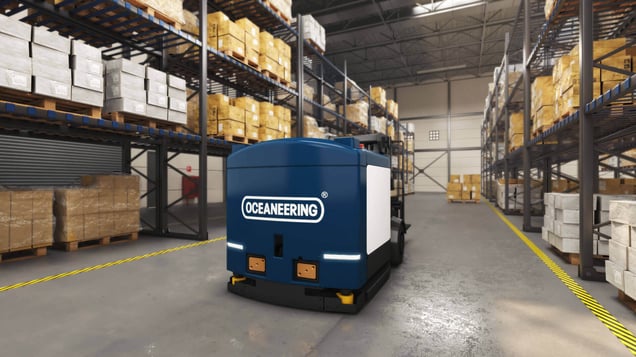 Hardware-as-a-service Oceaneering Mobile Robotics for logistics