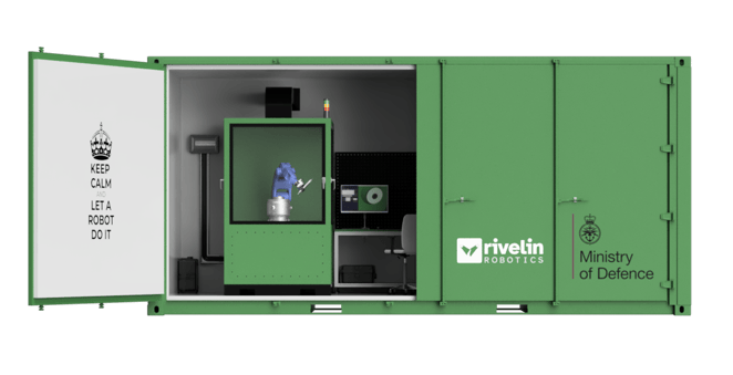 Hardware-as-a-service (HaaS) Rivelin Robotics post-processing robots for metal 3D printing