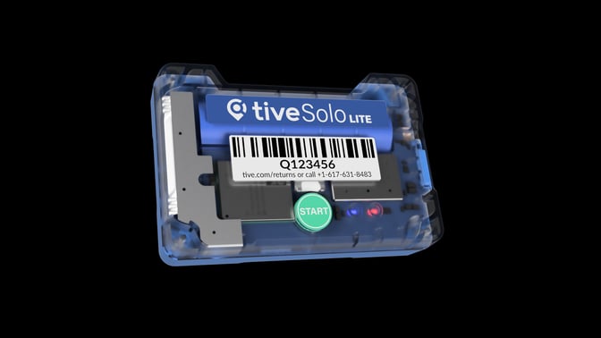 Hardware-as-a-service (HaaS) Tive trackers for shipment visibility